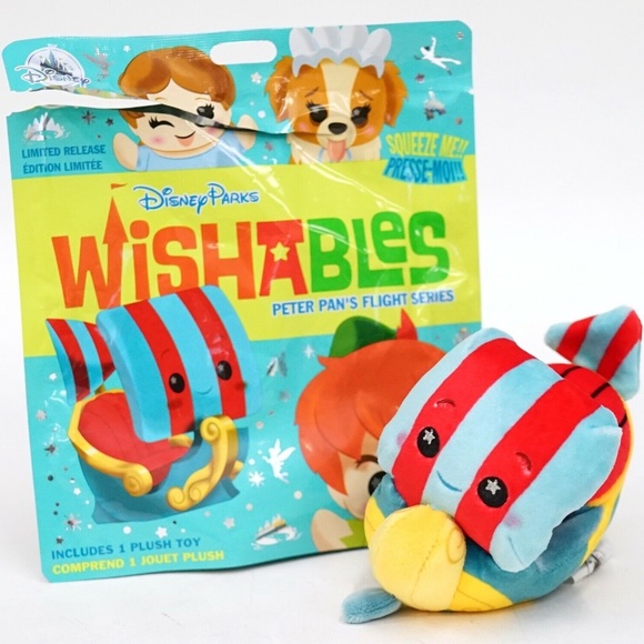 Disney Wishables Peter Pan's Flight Series Mystery Plush - Red Sail Pirate Ship